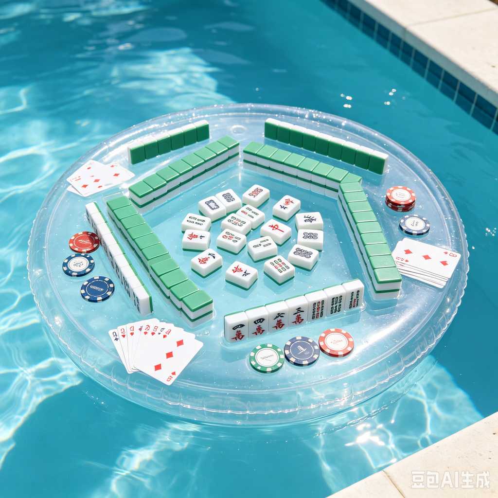 colorful mahjong score chips